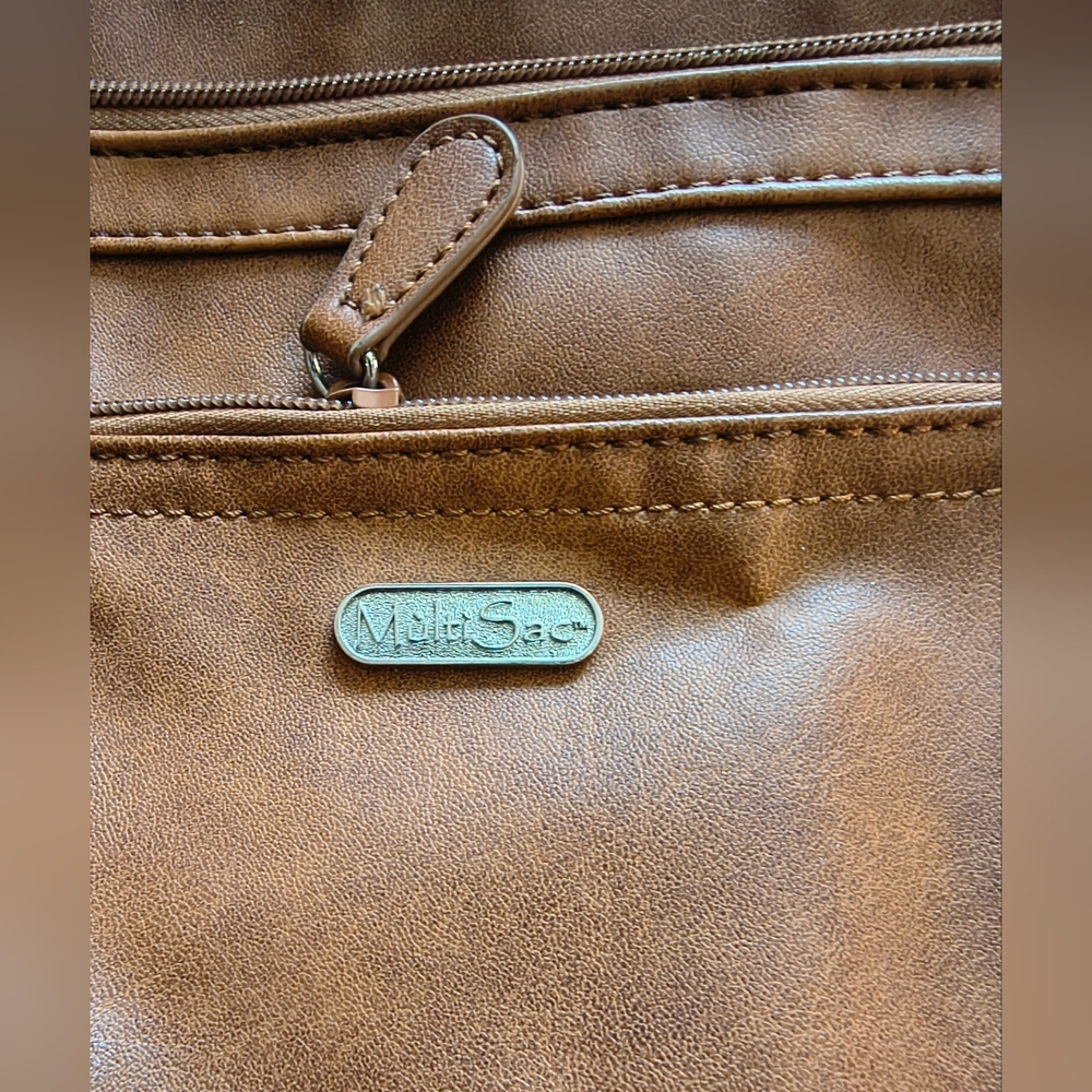 MultiSac Brown Crossbody Bag - Picture 2 of 4